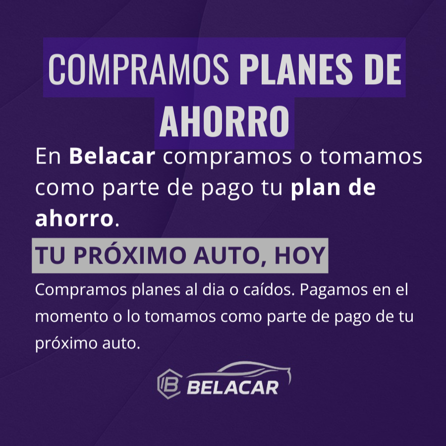 COMPRAMOS PLAN DE AHORRO - Belacar