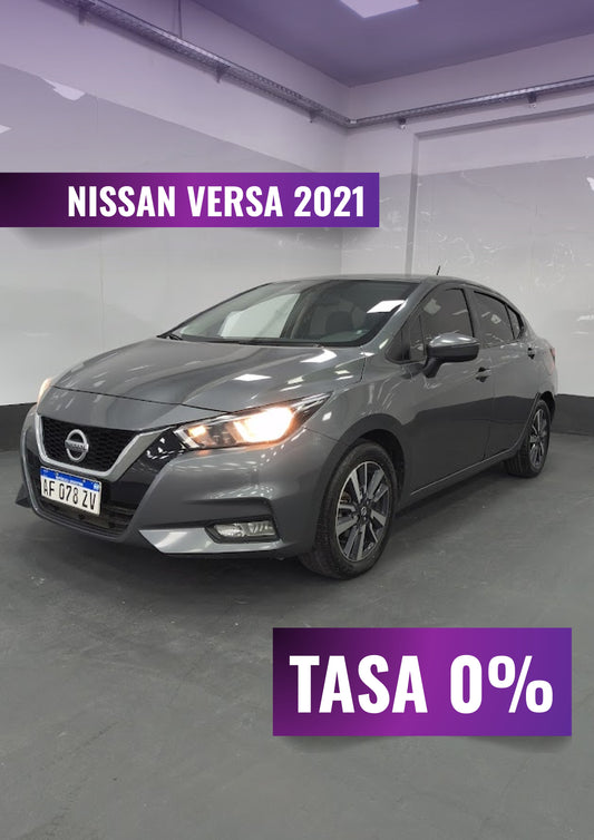 NISSAN VERSA ADVANCE MT A TASA 0% - Belacar