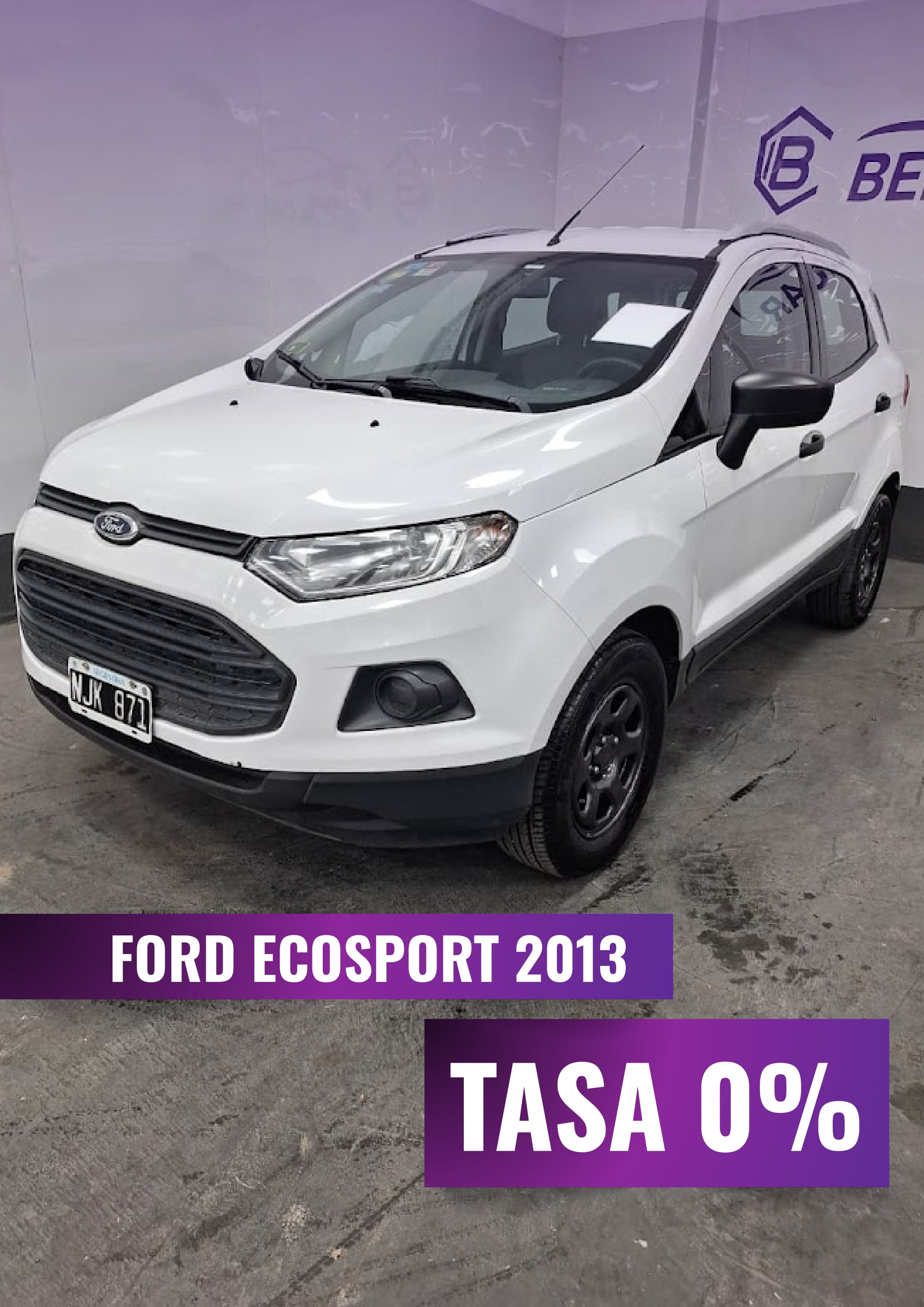 FORD ECOSPORT S A TASA 0% - Belacar